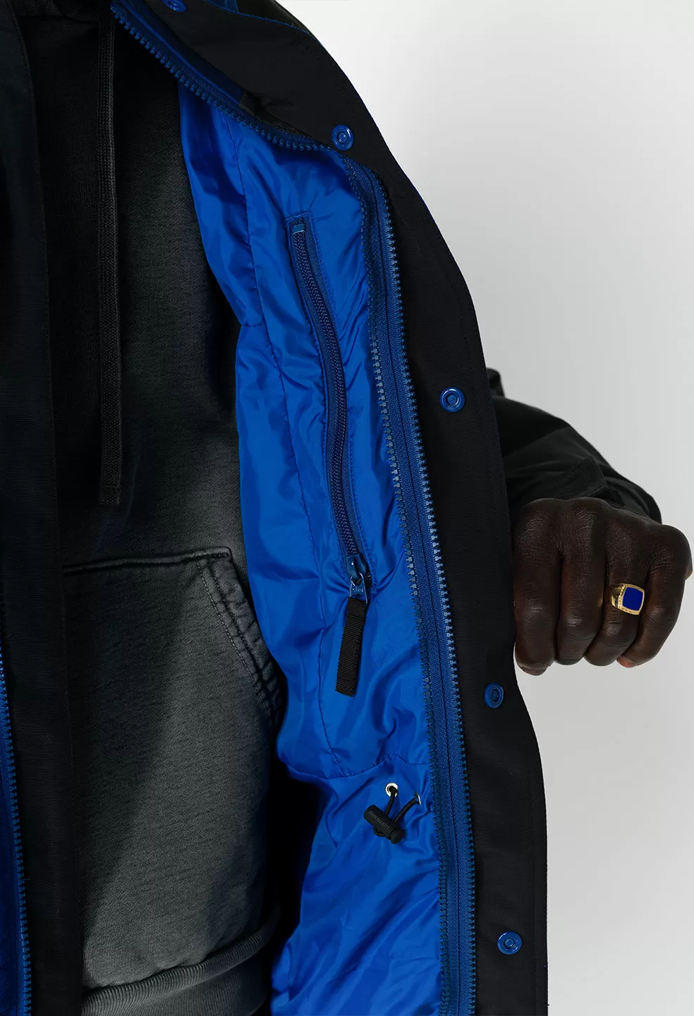 Sail Snow Jacket / Royal X Black