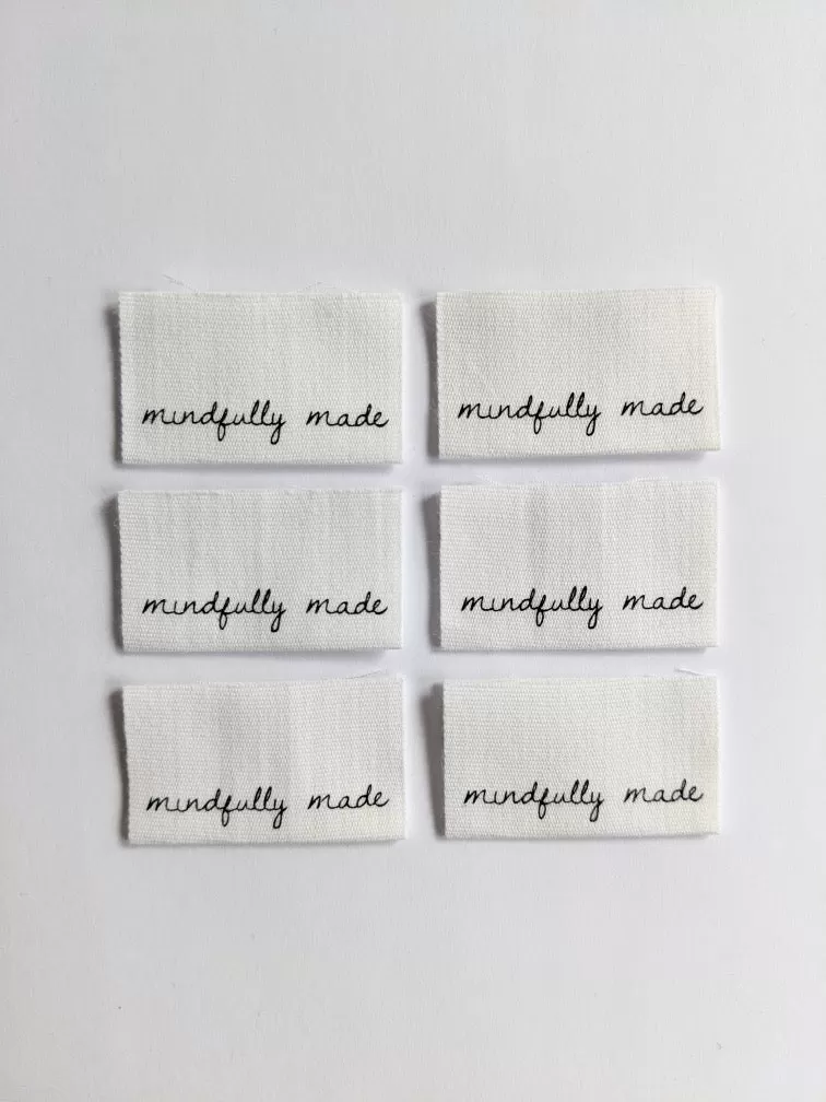 Sew-in Labels by Intensely Distracted | Mindfully Made