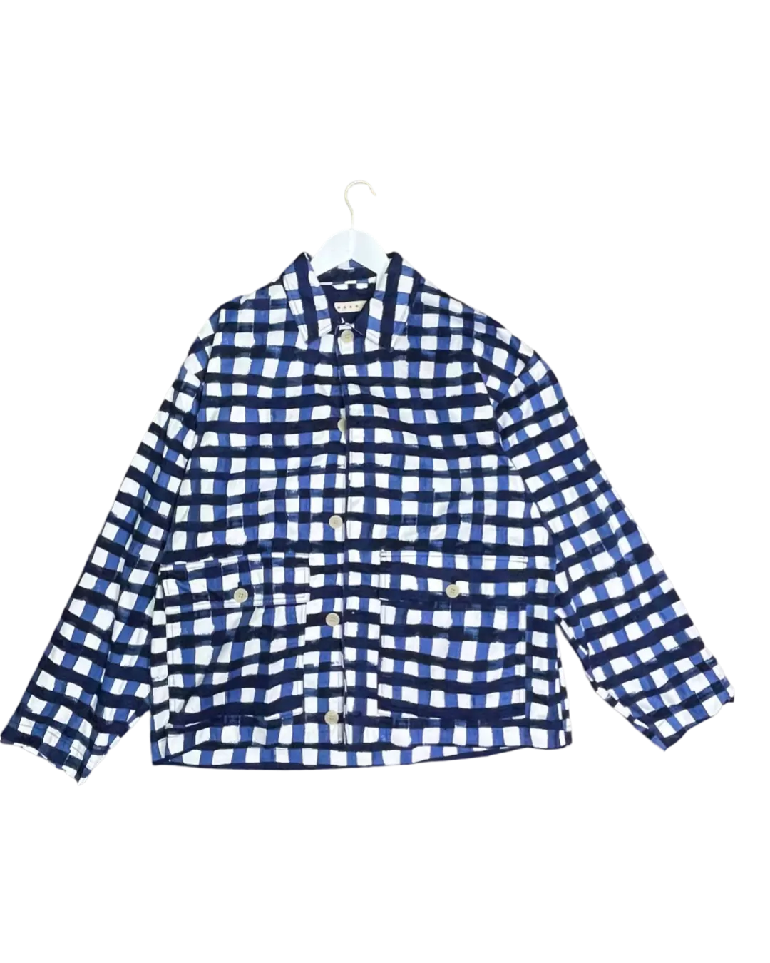 Size L - Uniqlo x Marni Oversized Check Utility Jacket