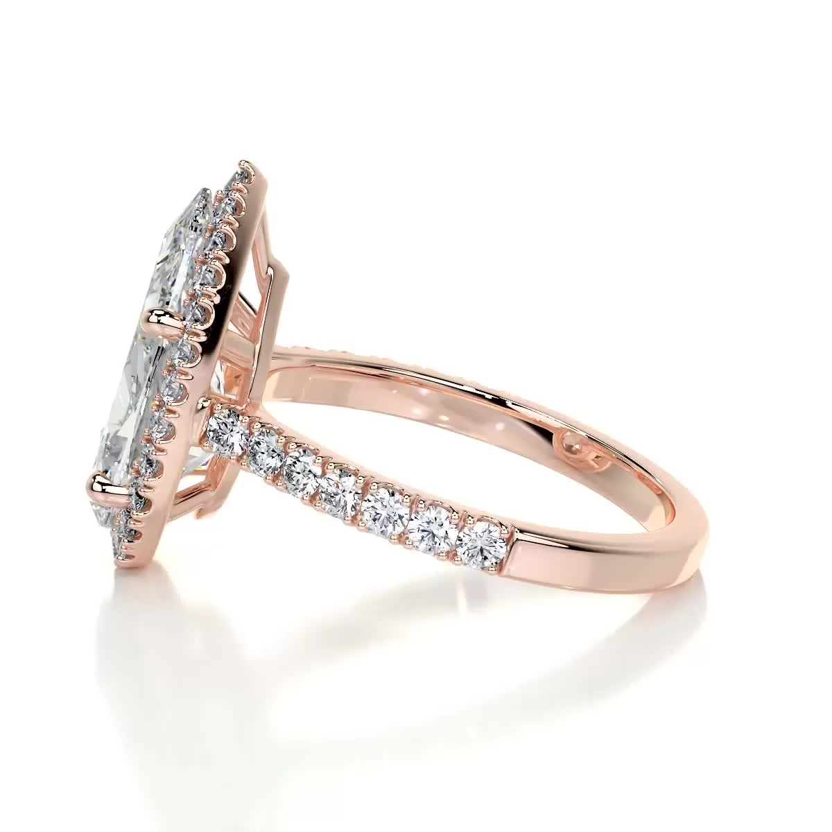 Sophia Diamond Engagement Ring -14K Rose Gold