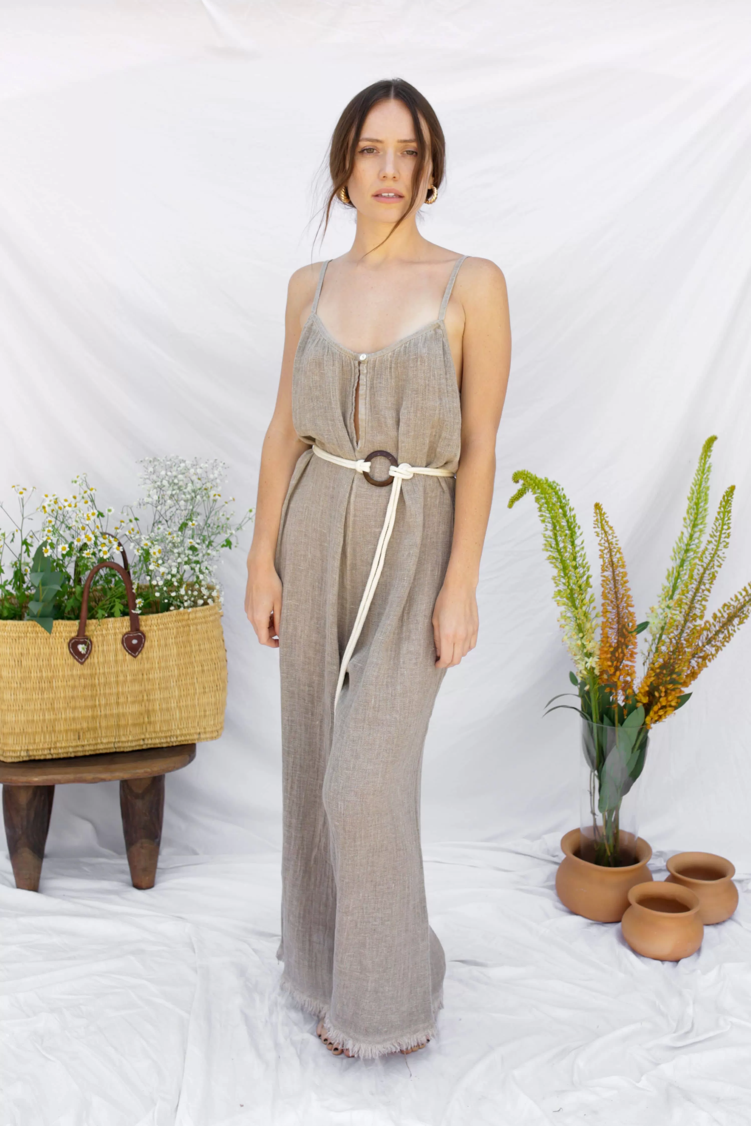 Tatiana Linen Jumpsuit