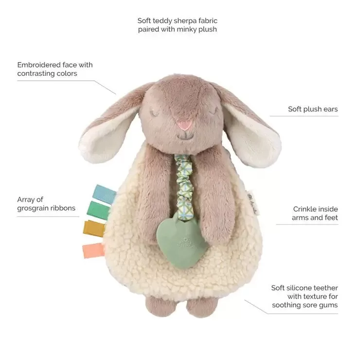 Taupe Bunny Itzy Lovey Plush Friend