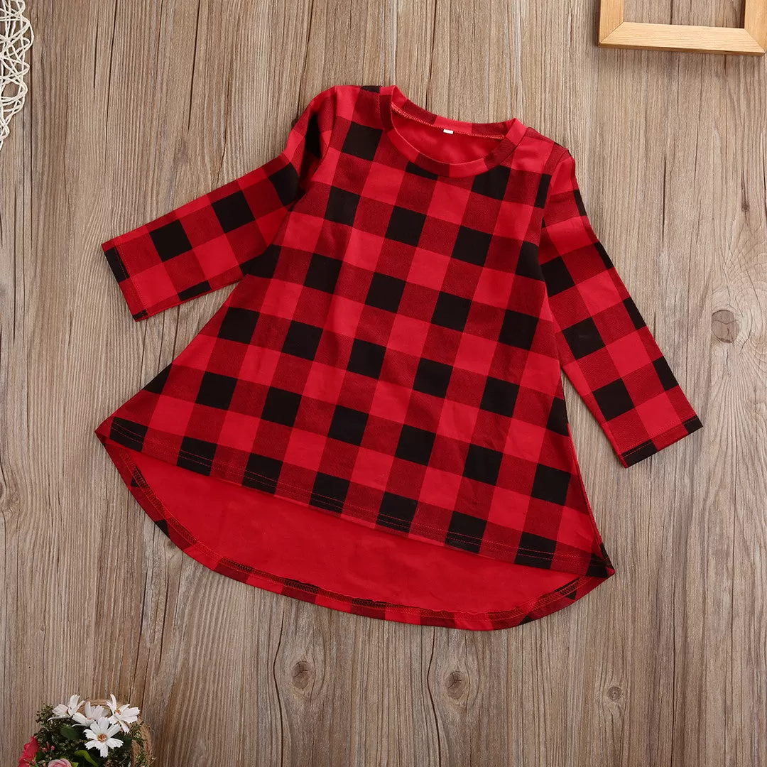 The Buffalo Plaid Kids Dress