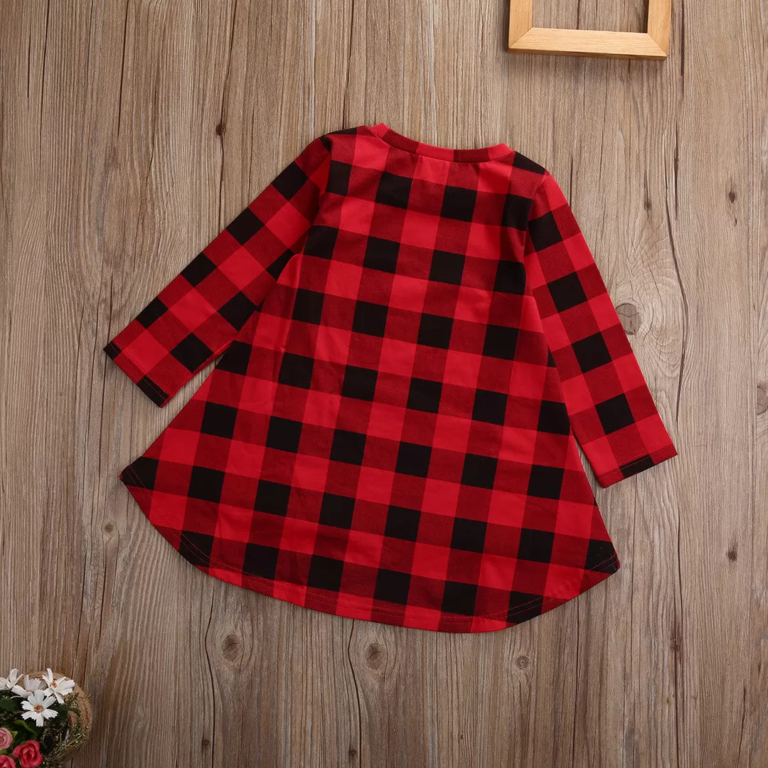 The Buffalo Plaid Kids Dress