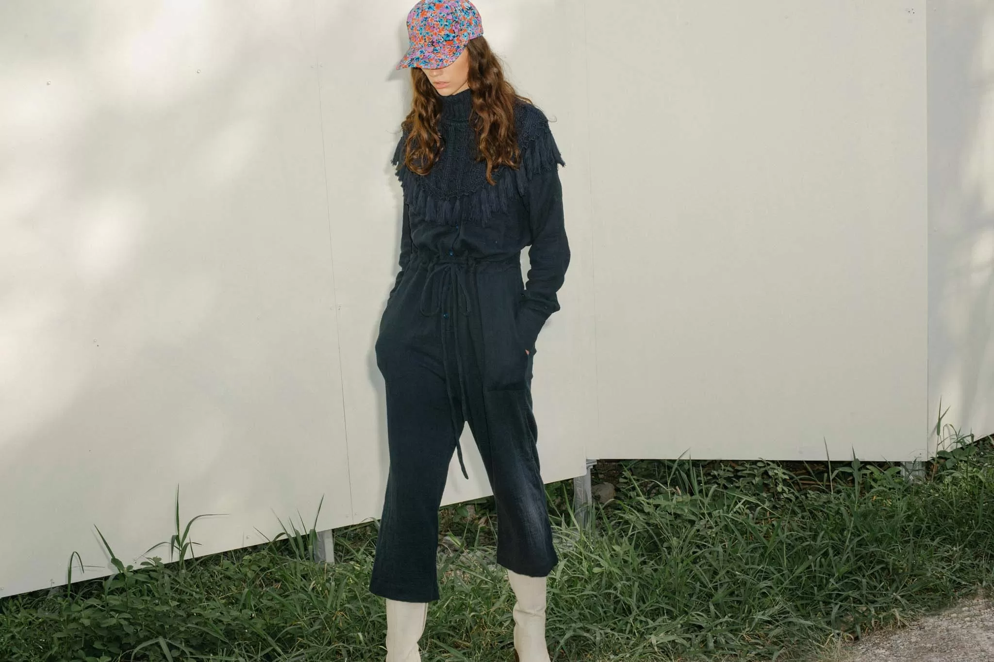 THE DYLAN JUMPSUIT - INK BLUE