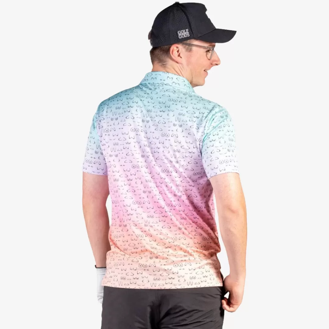 Tits McGee Cool Tech Performance Golf Polo