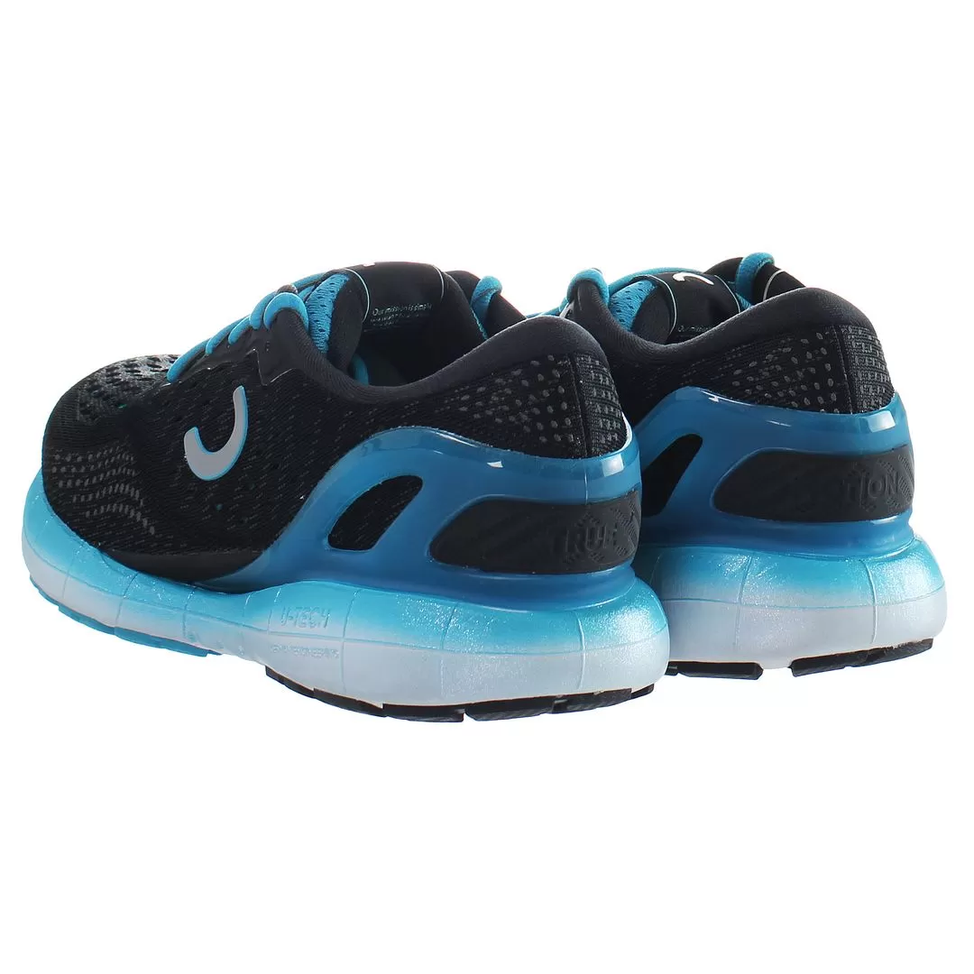 True Motion U-TECH Aion Black Womens Running Trainers