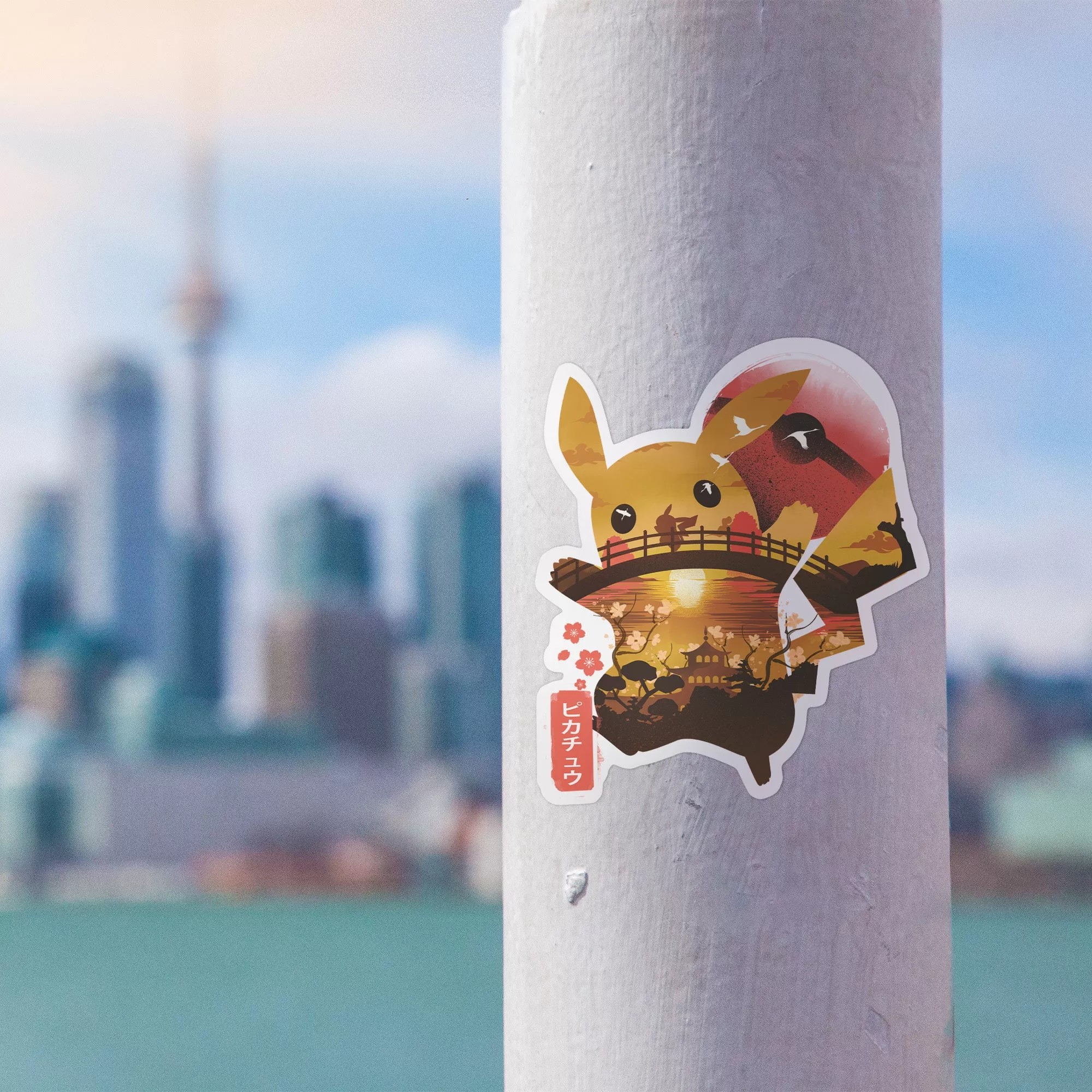 Ukiyo Pika Sticker