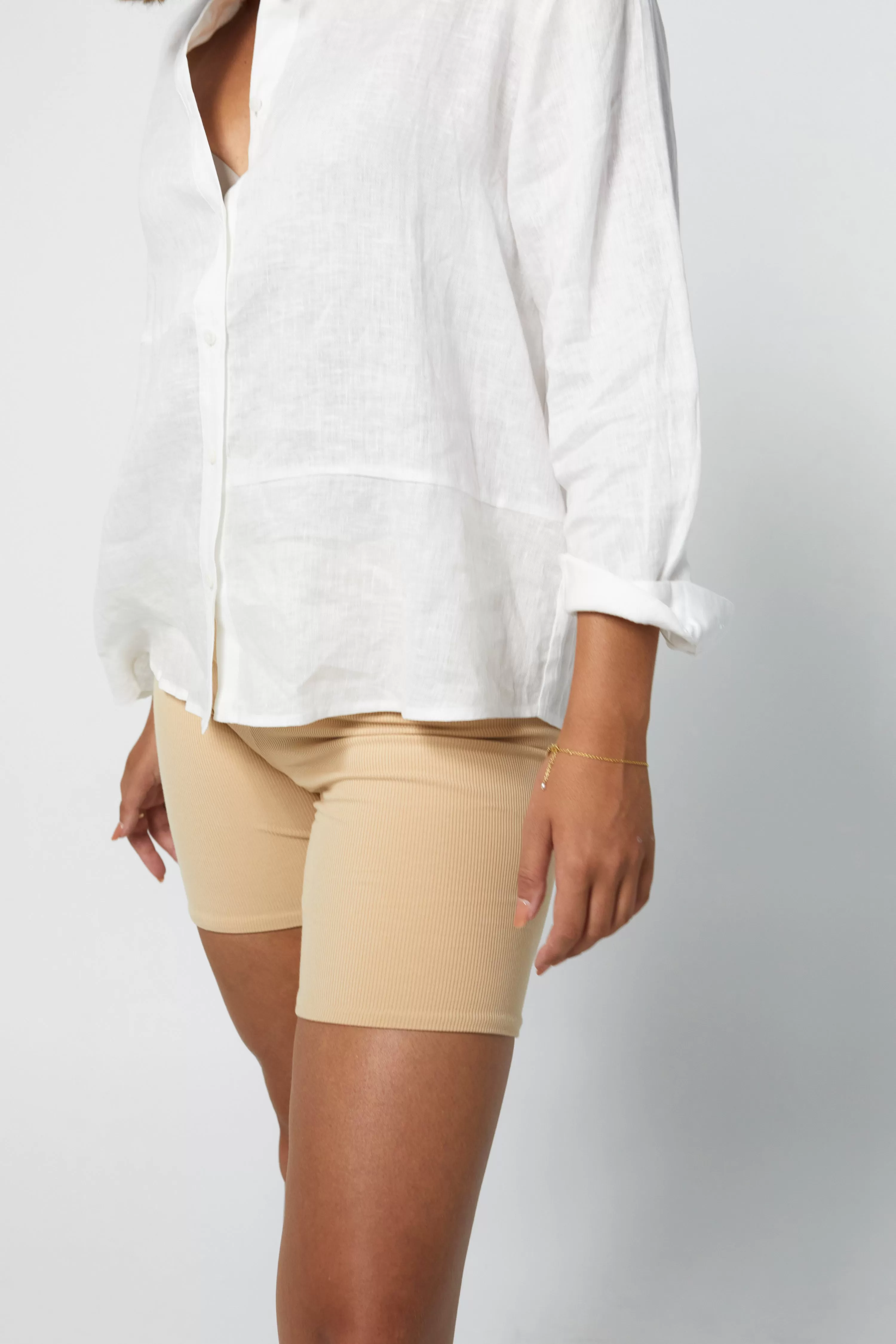 WESLEY LINEN SHIRT - WHITE