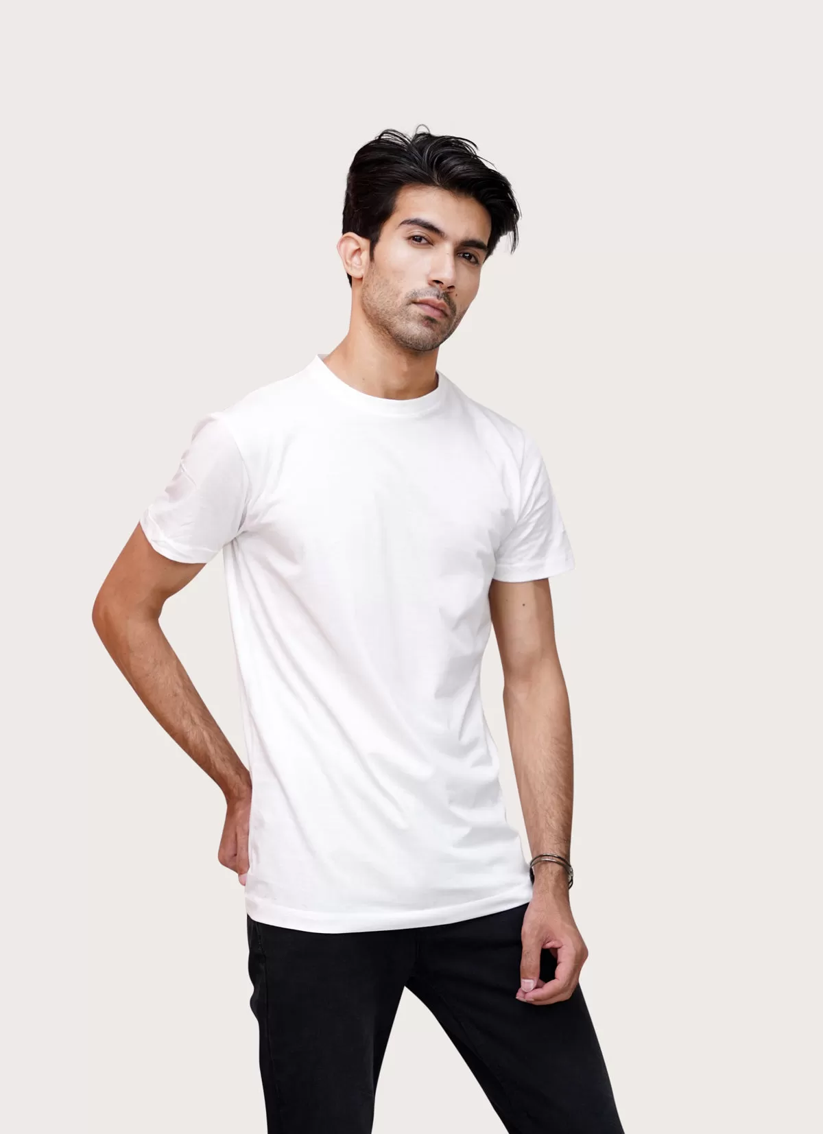 White Basic T-shirt