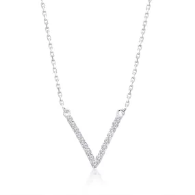 White Gold Diamond Eternal Necklace