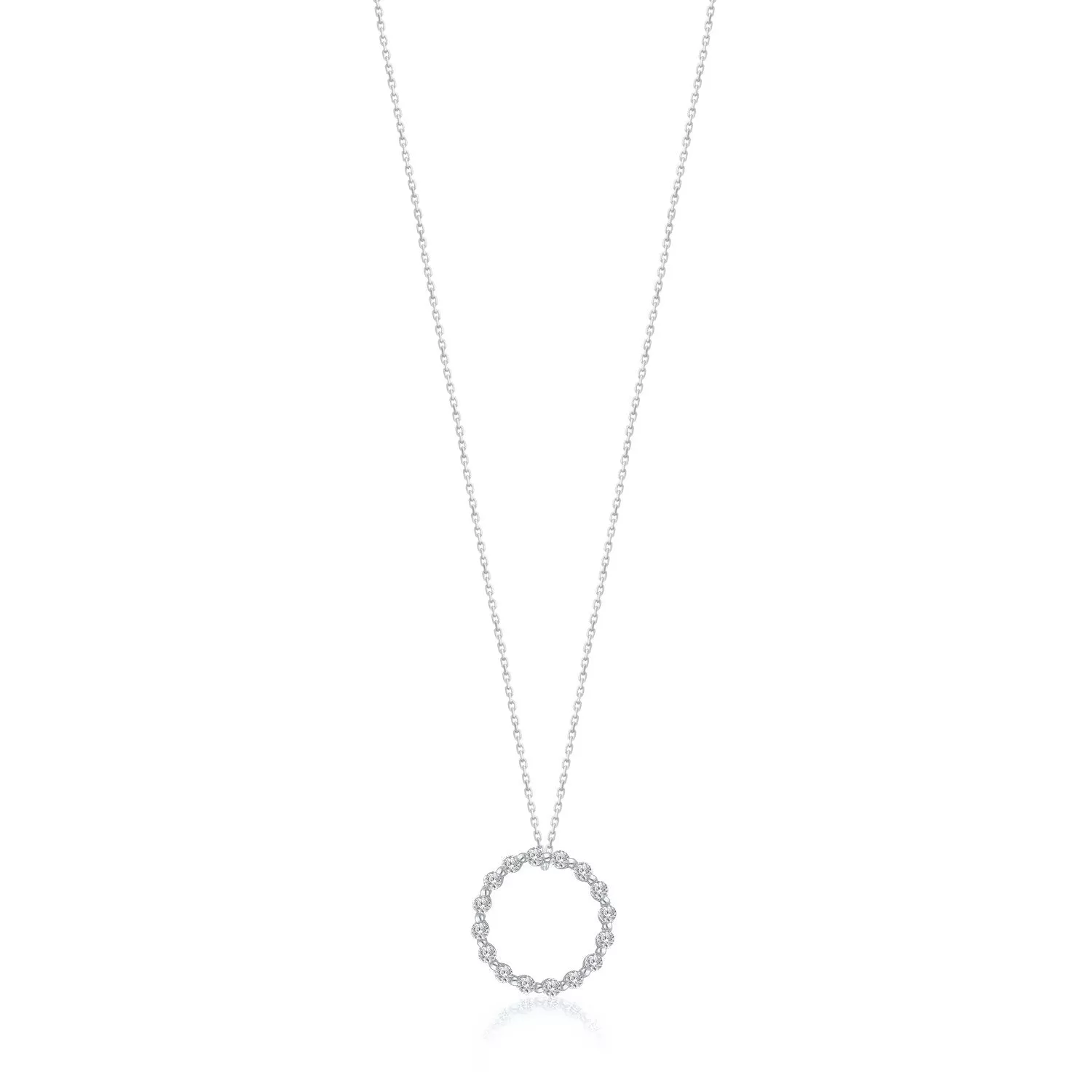 White Gold Diamond Eternal Necklace