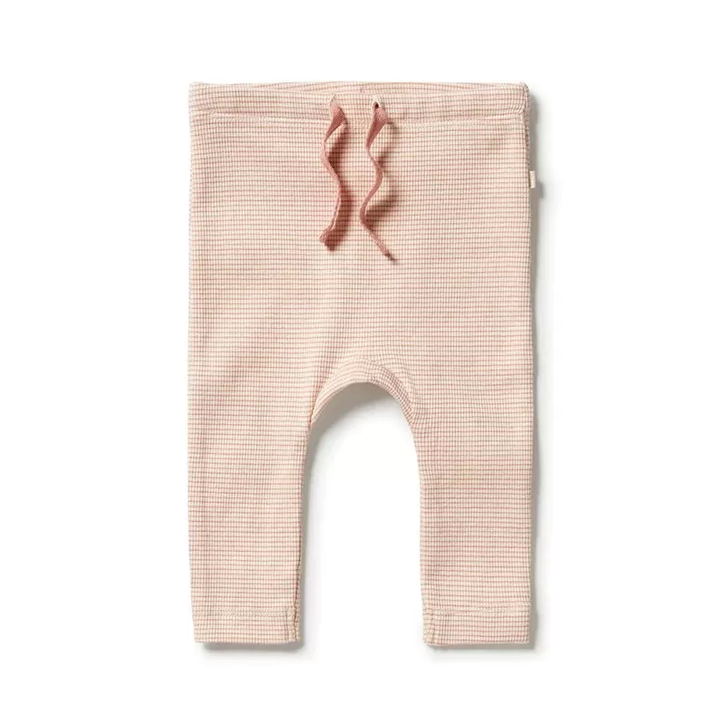 Wilson & Frenchy | Rose organic stripe rib legging