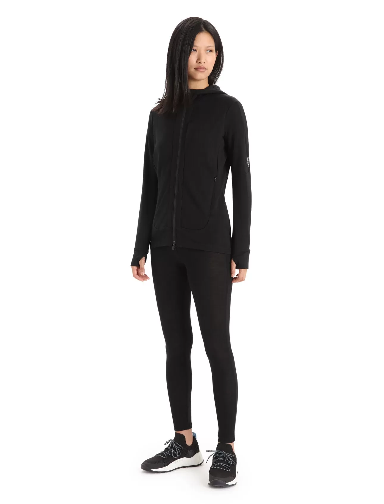 Womens Quantum III LS Zip Hoodie