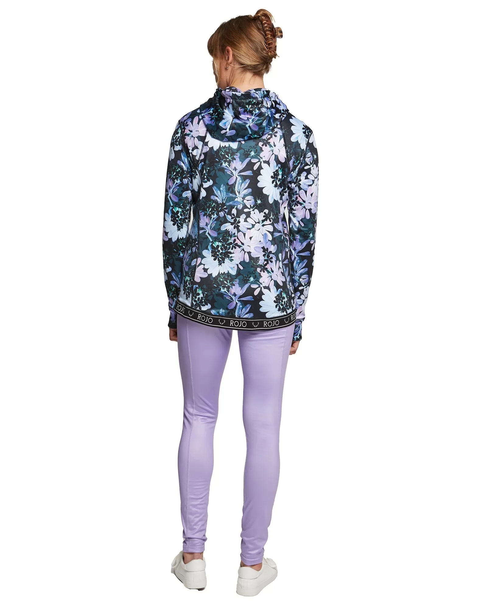 WOMENS SPLENDID BASE LAYER HOOD - CAMOFOLIAGE