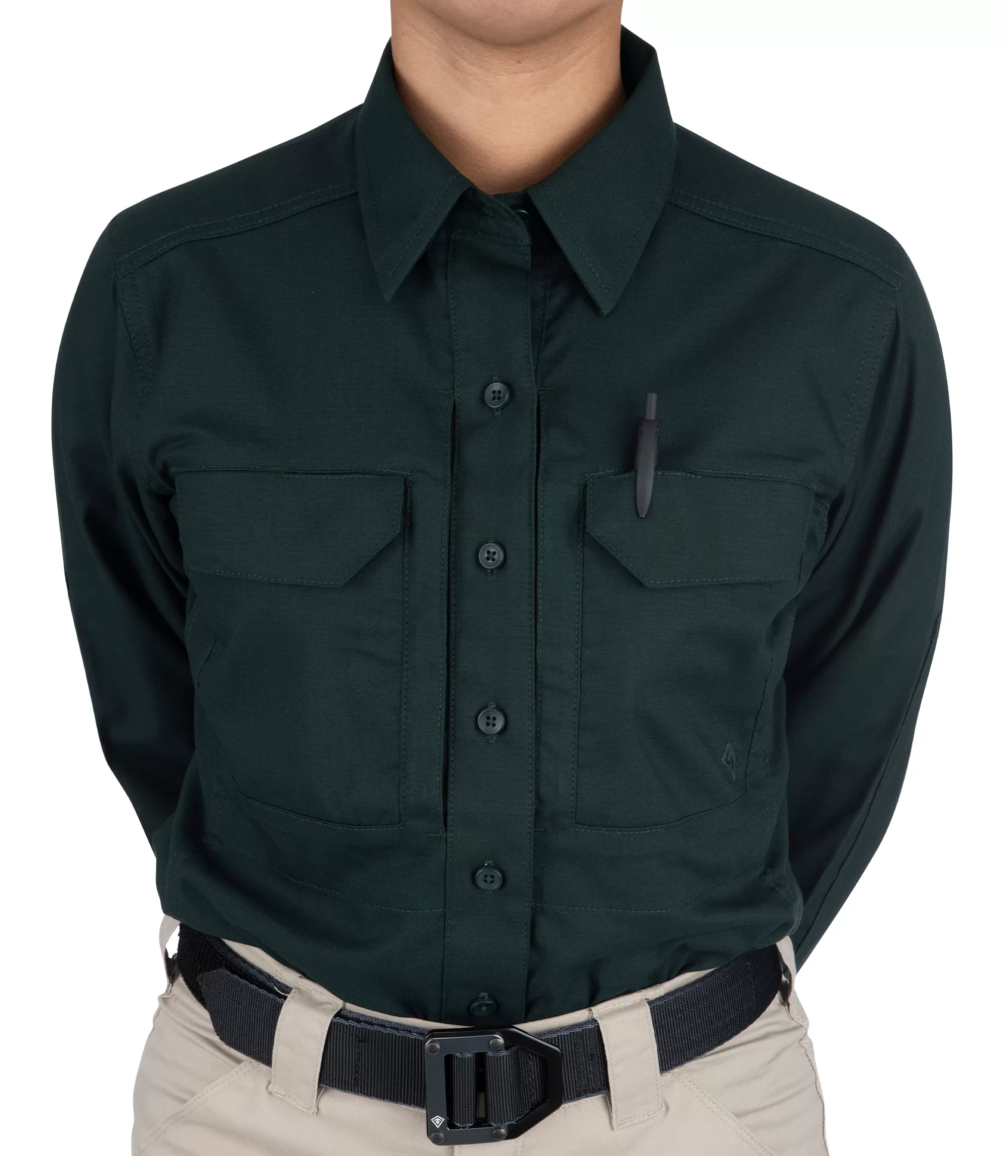 Women's V2 Tactical Long Sleeve Shirt - Spruce Green